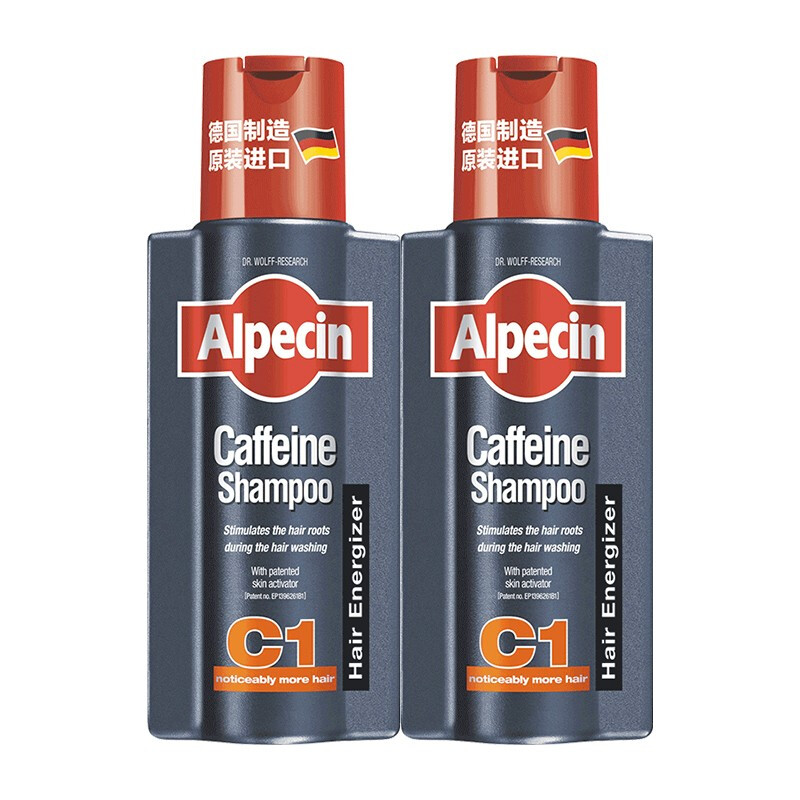 Alpecin 欧倍青 德国进口洗发水 C1咖啡因防掉发洗发露男女适用 250ml 128元