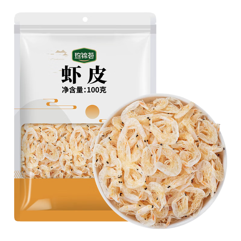 需首購(gòu)：珍錦薈 海產(chǎn) 蝦皮100g  6元（合3元/件）