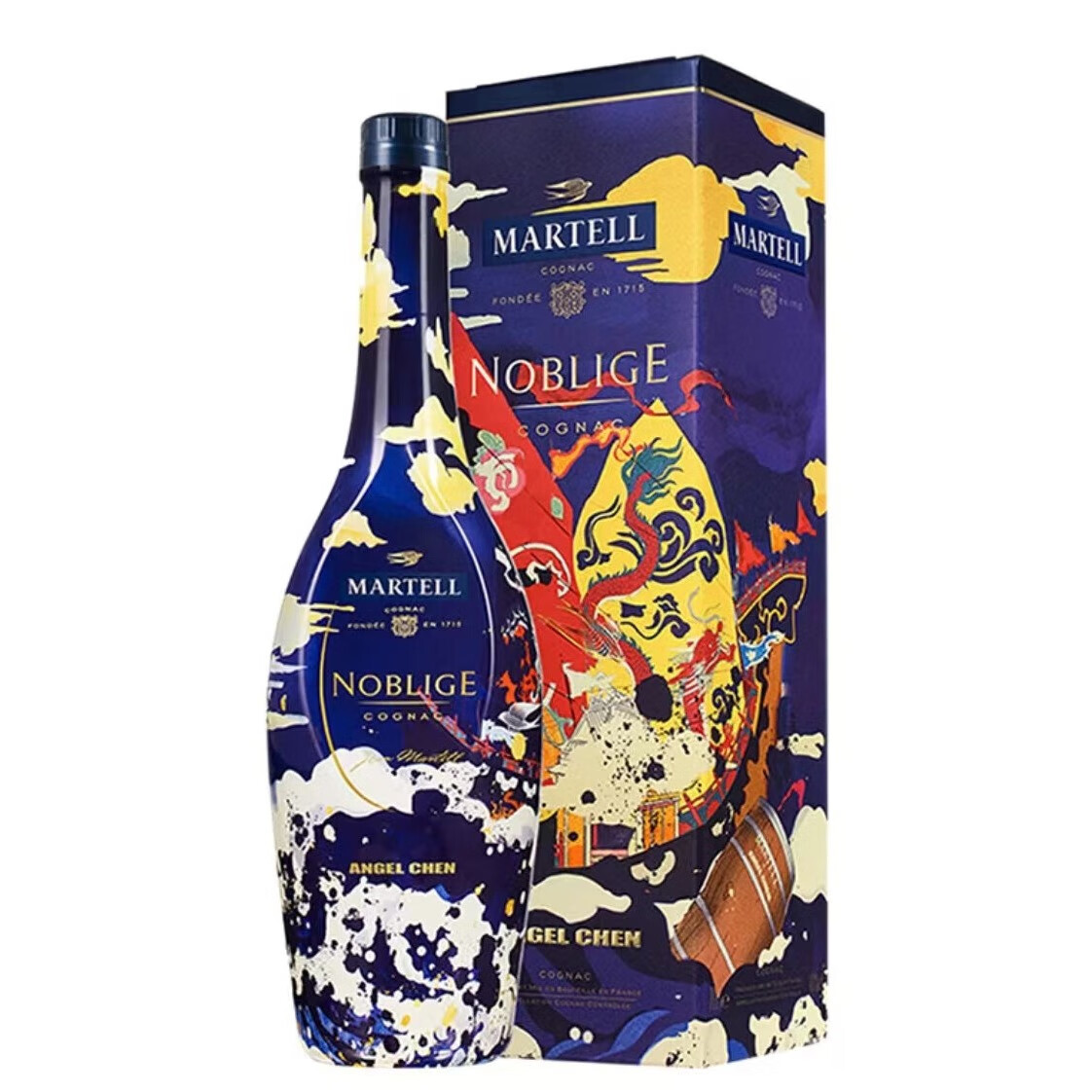 Martell 马爹利 名士 2021年 陈安琪限量版 干邑 白兰地 700ml 礼盒装 543.51元 包邮