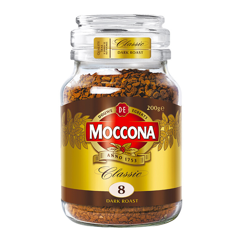 Moccona 摩可纳 经典8号 冻干速溶咖啡粉 400g 124.88元