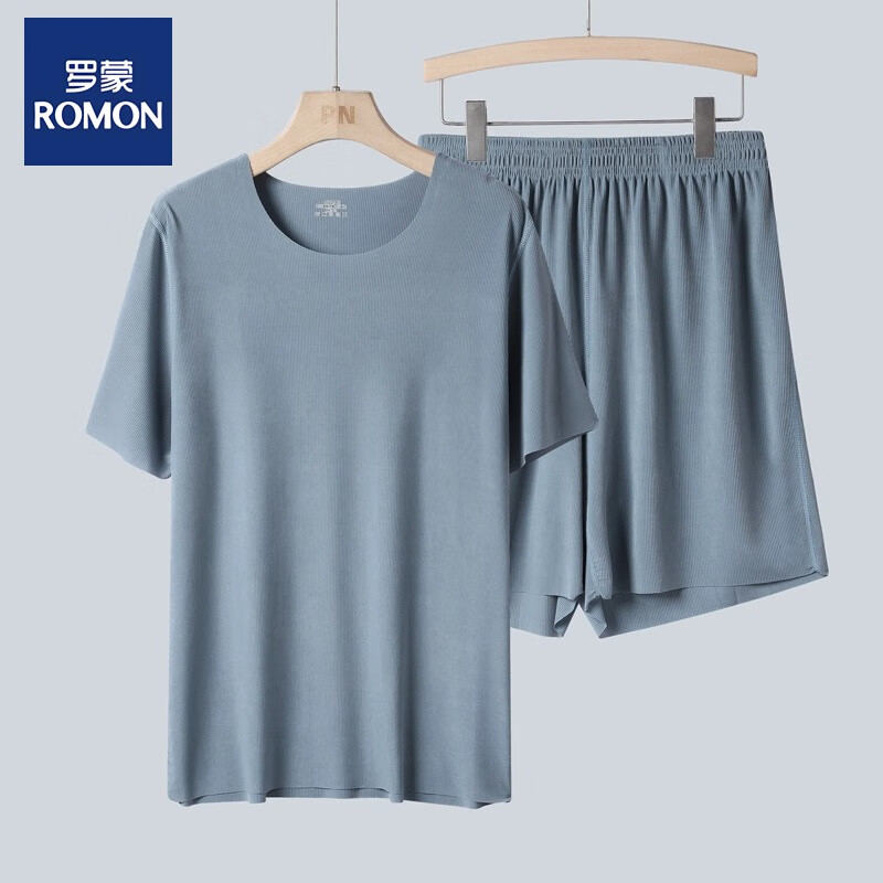 ROMON 罗蒙 情侣款冰丝家居服 LM2315 38.51元（需买2件，需用券）