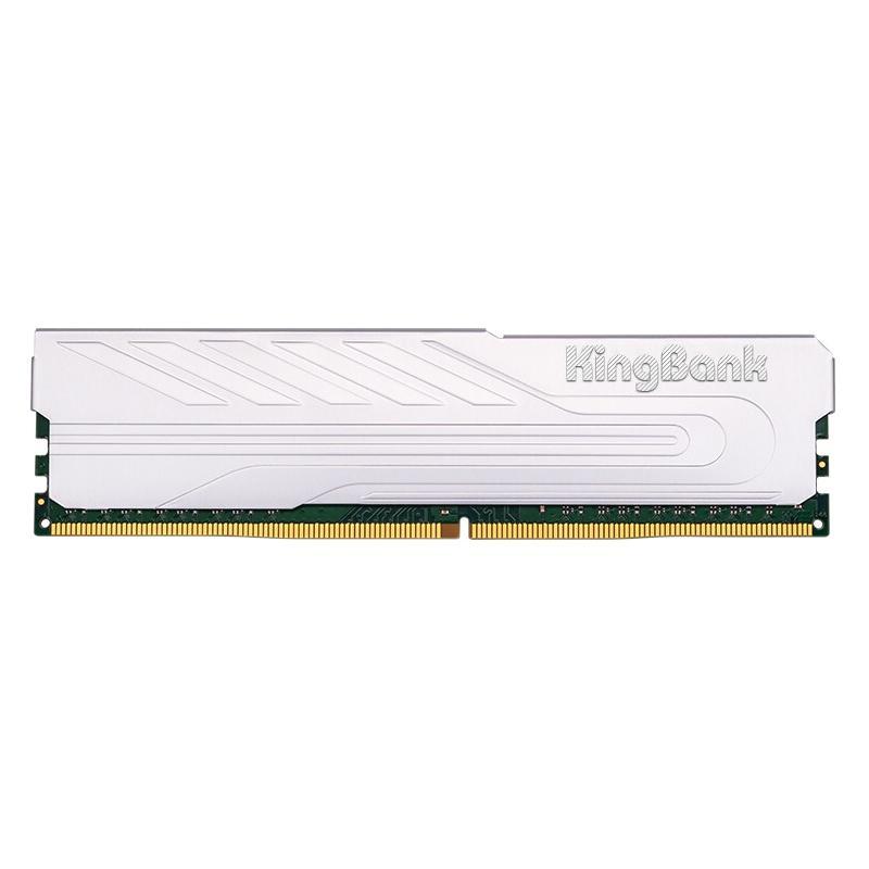 KINGBANK 金百达 银爵系列 DDR4 3200MHz 台式机内存 马甲条 银色 16GB 199元