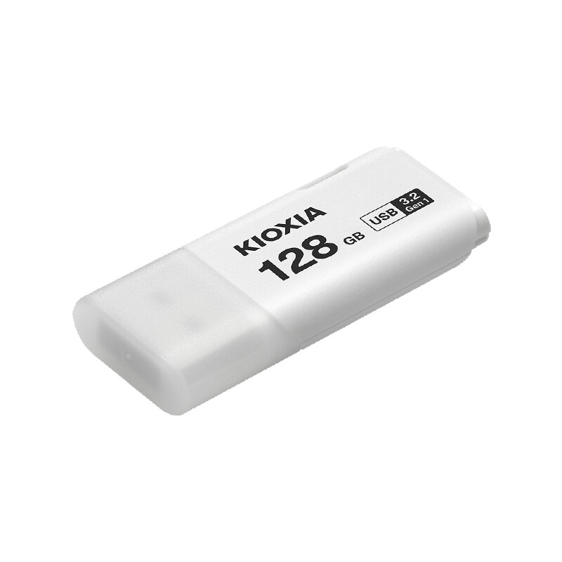 KIOXIA 铠侠 隼闪系列 TransMemory U301 USB 3.2 U盘 白色 128GB USB-A 38.65元