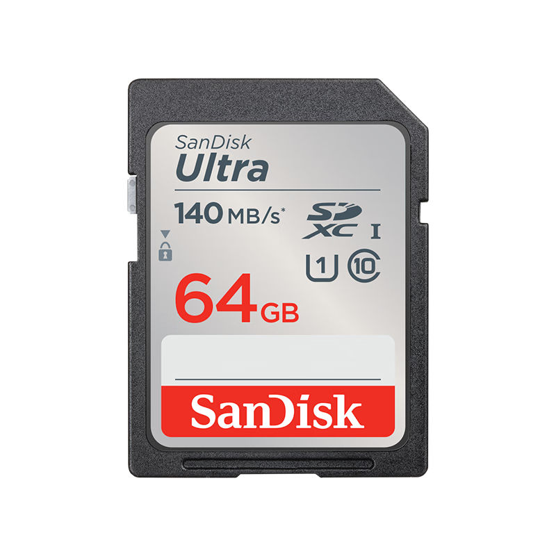 闪迪（SanDisk）64GB SD内存卡 U1 C10 至尊高速存储卡 读速140MB/s 全高清视频 数码相机理想伴侣 38.66元