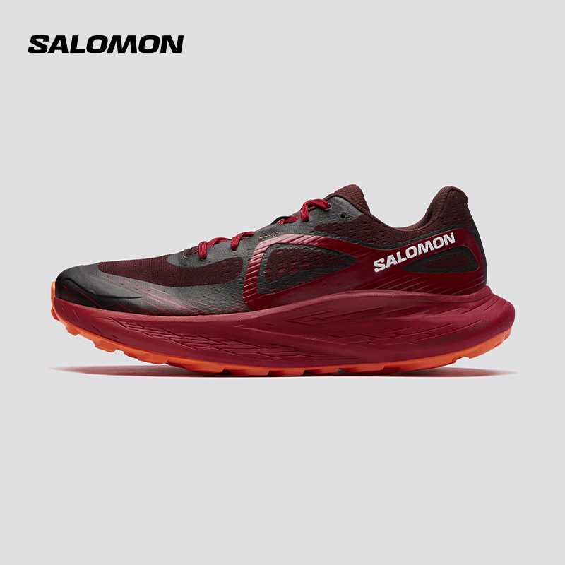 萨洛蒙（Salomon）男款 户外运动柔软舒适全地形抓地缓震越野跑鞋 GLIDE MAX TR 丽花红 473173 8  837.6元