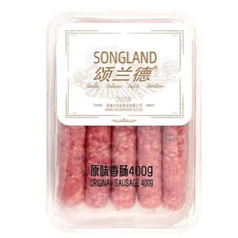 颂兰德 黑胡椒原味香肠400g 9.8元（需买3件，需用券）