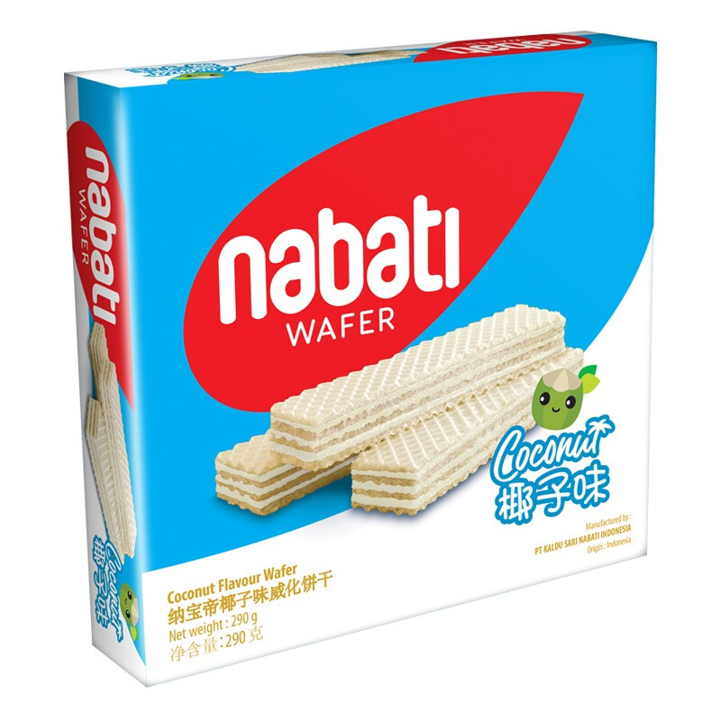 nabati 纳宝帝 丽芝士Richeese 威化饼干 椰子味 290g 5.1元