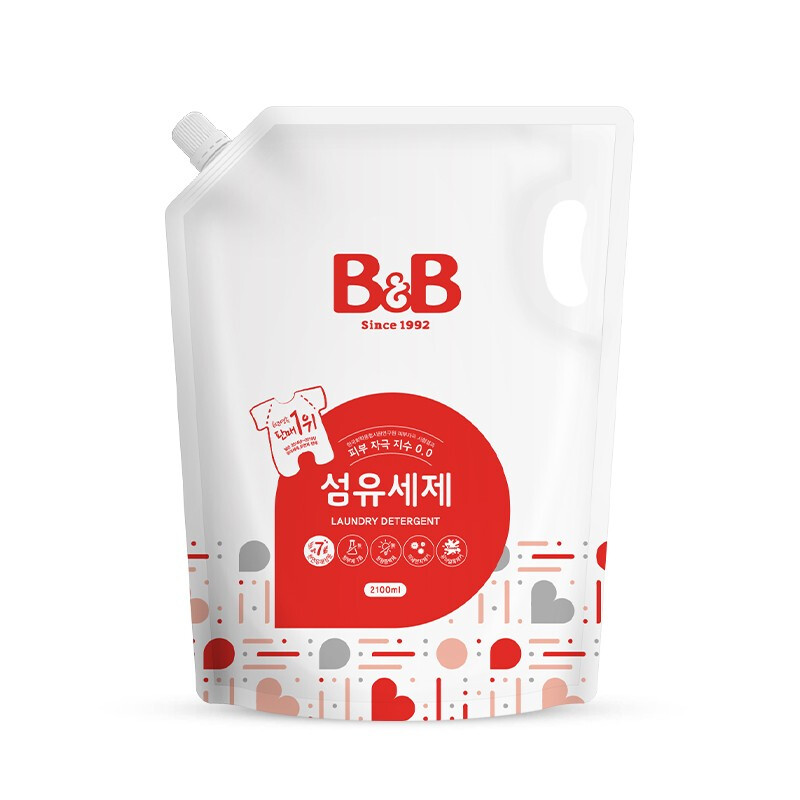 B&B 保宁 宝宝洗衣液 香草香型 2100ml 36.75元