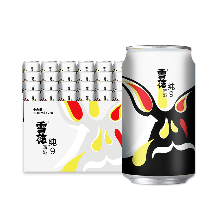 puls会员：雪花啤酒（Snowbeer） 纯9 330ml*24听 75.76元（需领券，合37.88元/件）