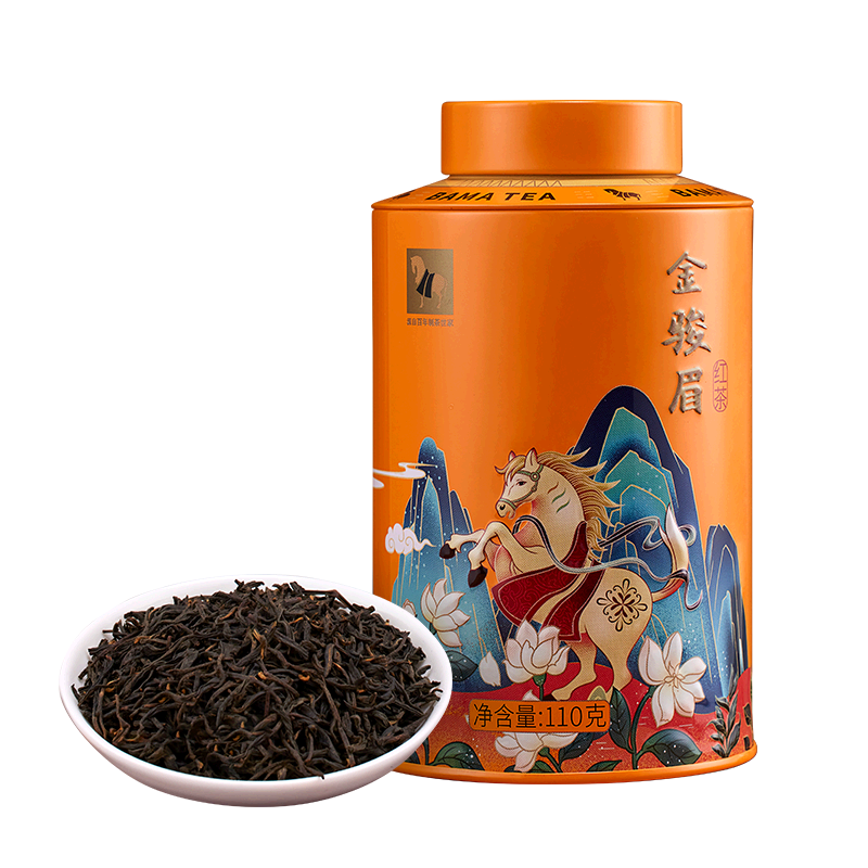 PLUS会员：八马茶业 特级 武夷山红茶 金骏眉 110g*3件 81.65元包邮（双重优惠，合27.22元/件）