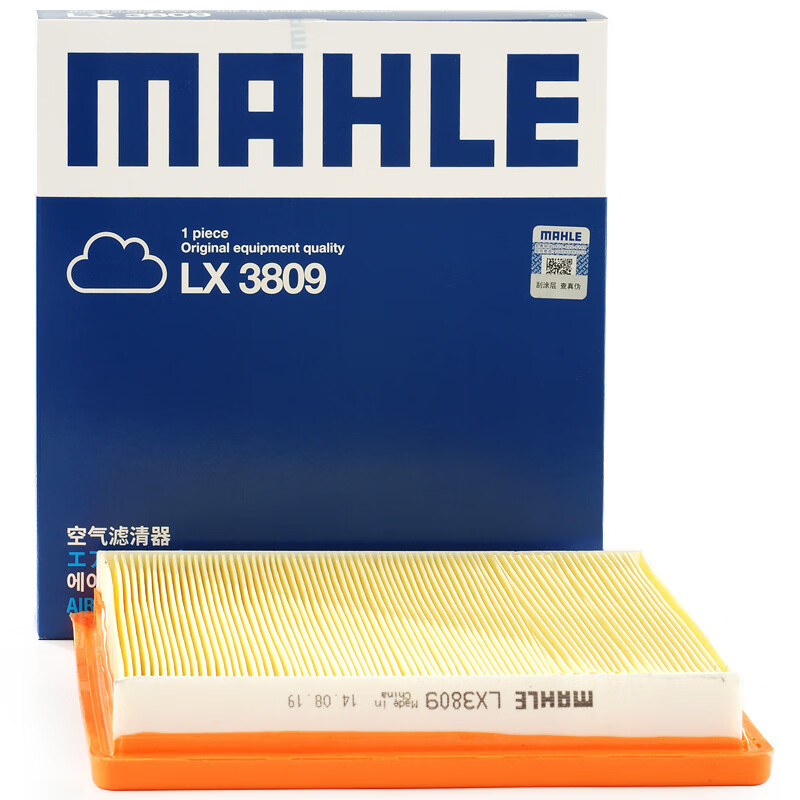 MAHLE 马勒 LX3809 空气滤芯清器 券后31.2元