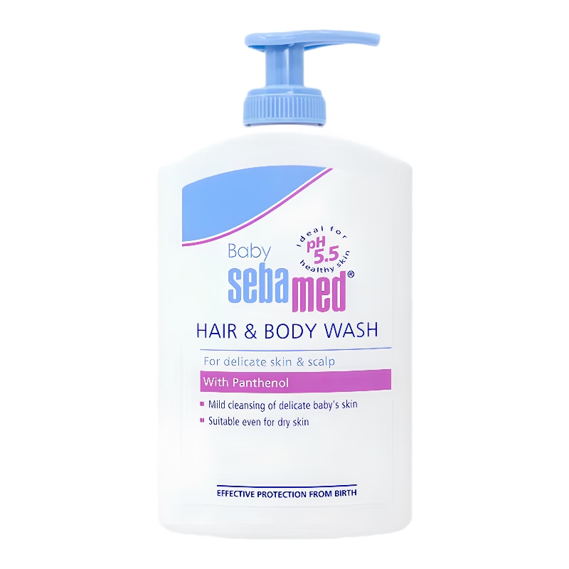 sebamed 施巴 婴儿倍护洗发沐浴洗发水二合一400ml 29.9元