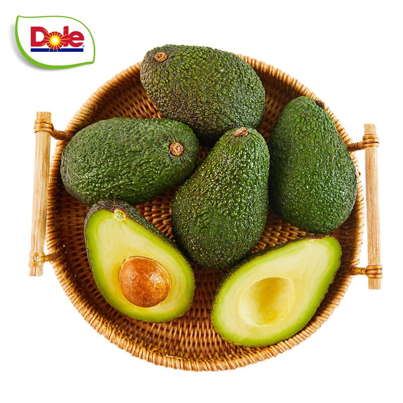 Dole 都乐 进口牛油果 6粒装 中果 甄选 110g 17.9元