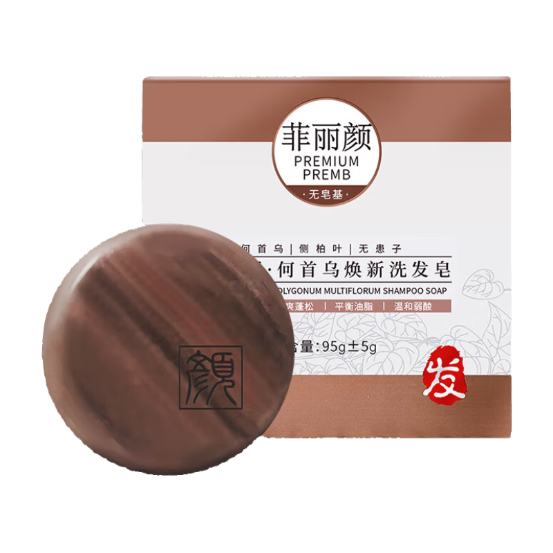 PLUS会员，需首购:菲丽颜 何首乌焕新 洗发皂95g*1块+赠家政服务2小时/30元京豆 29.92元包邮（赠品抵30元低至0元）