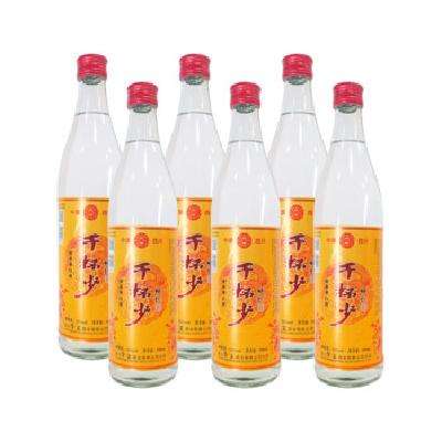 预售：千杯少 畅饮 52度 浓香型白酒 500ml 单瓶装 9.85元 包邮（定金1元）