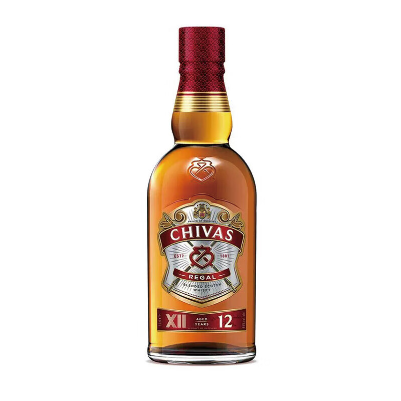 CHIVAS 芝华士 Regal）名企严选 芝华士12年威士忌 原瓶进口洋酒 保乐力加 一瓶一码 90.55元