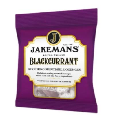 JAKEMANS 黑加仑味糖 英国进口润喉糖73g 4.90元包邮（需试用）