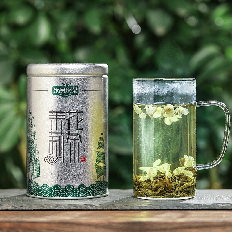 乐品乐茶 茉莉花茶特级茶叶浓香型花草茶广西飘雪新茶饮料自己喝共250g 30.47元