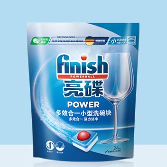 京东PLUS：finish 亮碟 洗碗机用多效合一洗碗块 24块 43.76元