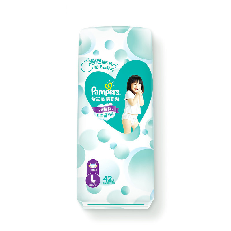 Pampers 帮宝适 清新帮系列 拉拉裤 L42片 72.91元