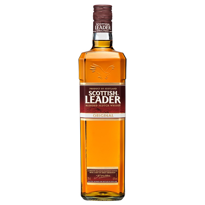 有券的上：Scottish leader 苏格里德 红标经典 苏格兰 调和威士忌 40%Vol 700ml 券后33元