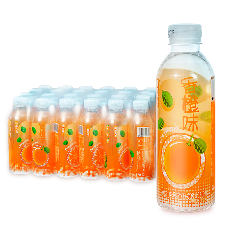 小苏先生香橙苏打水饮料360ml*24瓶 24.08元