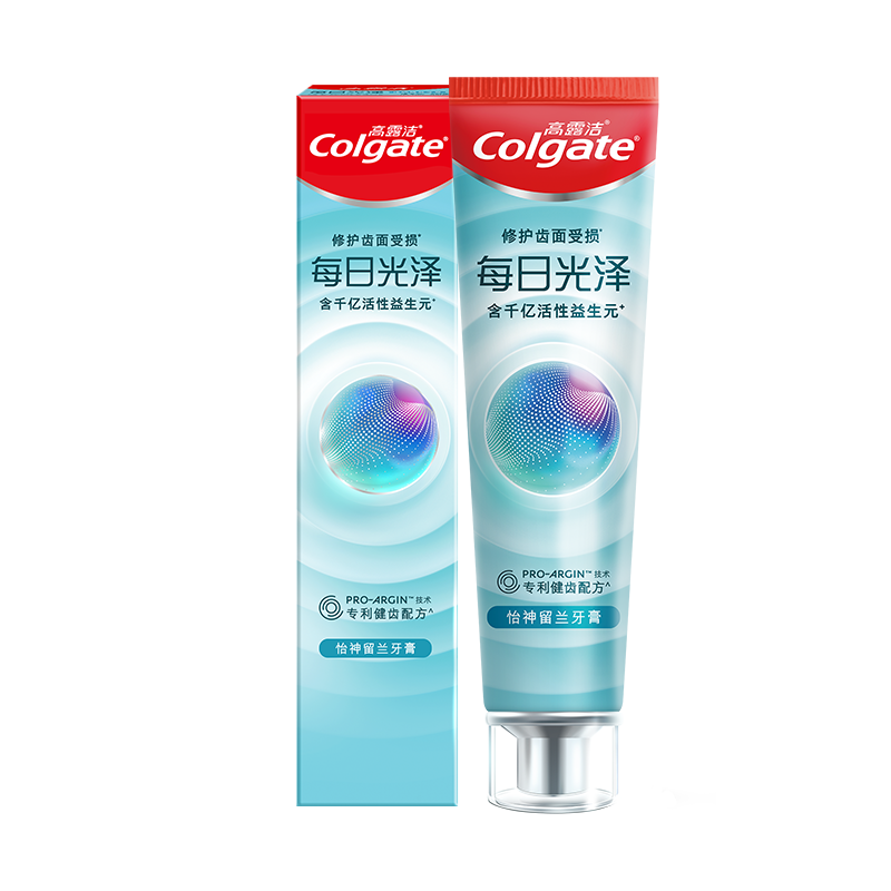 需首购、plus会员:高露洁（Colgate）每日光泽健齿修护牙膏留兰 160g 11.72元包邮