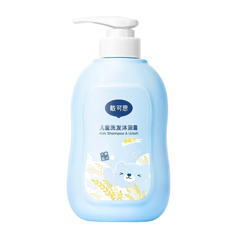 PLUS会员：戴·可·思 儿童洗发水沐浴露二合一 两瓶装 500ml*2 45.1元包邮，折22.5元/瓶（需用券，PLUS免邮）