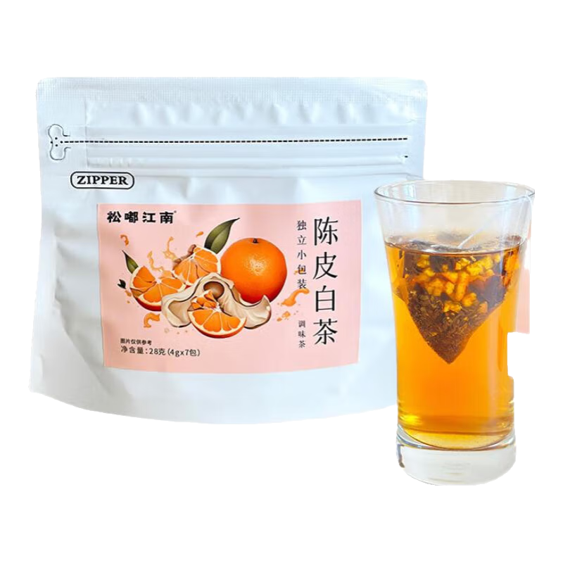 松嘟江南 花草冷泡茶 陈皮白茶 1袋 3.9元（需试用）