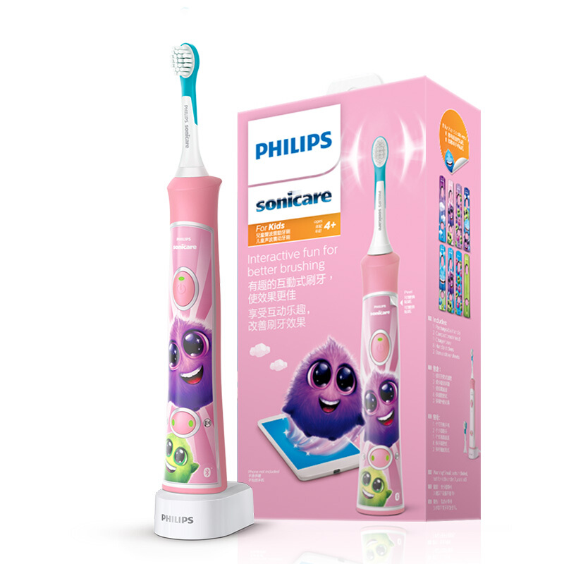 PHILIPS 飞利浦 HX6352/43 电动牙刷 进阶蓝牙粉 券后327元