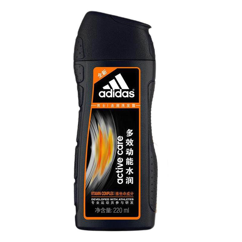 adidas 阿迪達斯 男士多效動能水潤去屑洗發(fā)露 220ml 5.65元