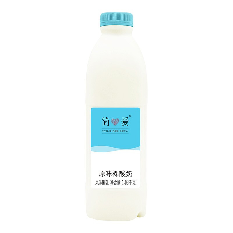 simplelove 简爱 裸酸奶 原味 1.08kg 23.92元