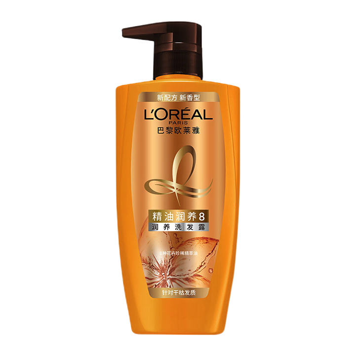 L'OREAL PARIS 精油润养8洗发露 500ml 券后23.11元