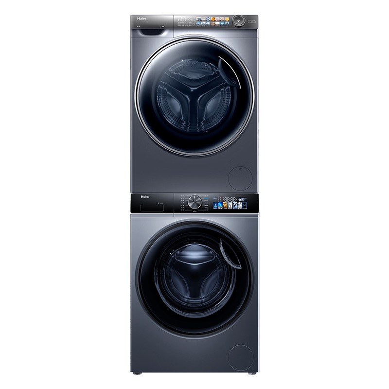 以旧换新：Haier 海尔 小恒星精华洗 HGS10028+XQG100-BD12519 洗烘套装 10KG 券后5553元