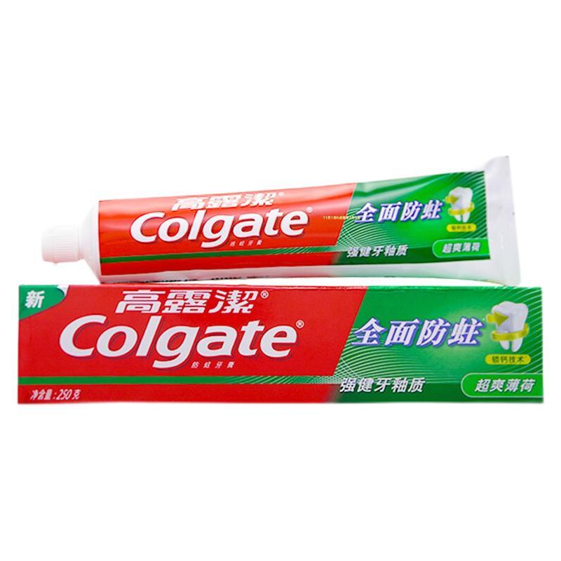 Colgate 高露洁 防蛀牙膏 超爽薄荷 250g 12.9元