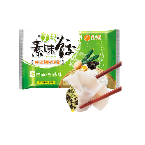 WDS foods 吴大嫂 “1只”素味饺 黄瓜鸡蛋木耳馅 800g 20.93元