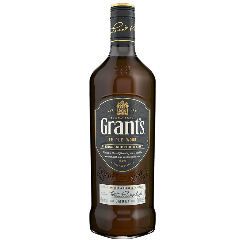 Grant's 格兰 清雅泥煤 苏格兰 调和威士忌 40%vol 700ml 85.41元（需买2件，需用券）