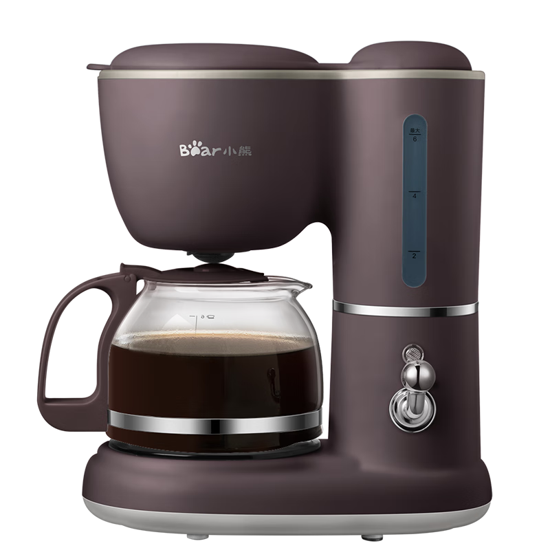 PLUS会员：bear 小熊 KFJ-A06Q1 经典美式咖啡机 600ml 咖啡泡茶两用 82.06元包邮(需用券+凑单)