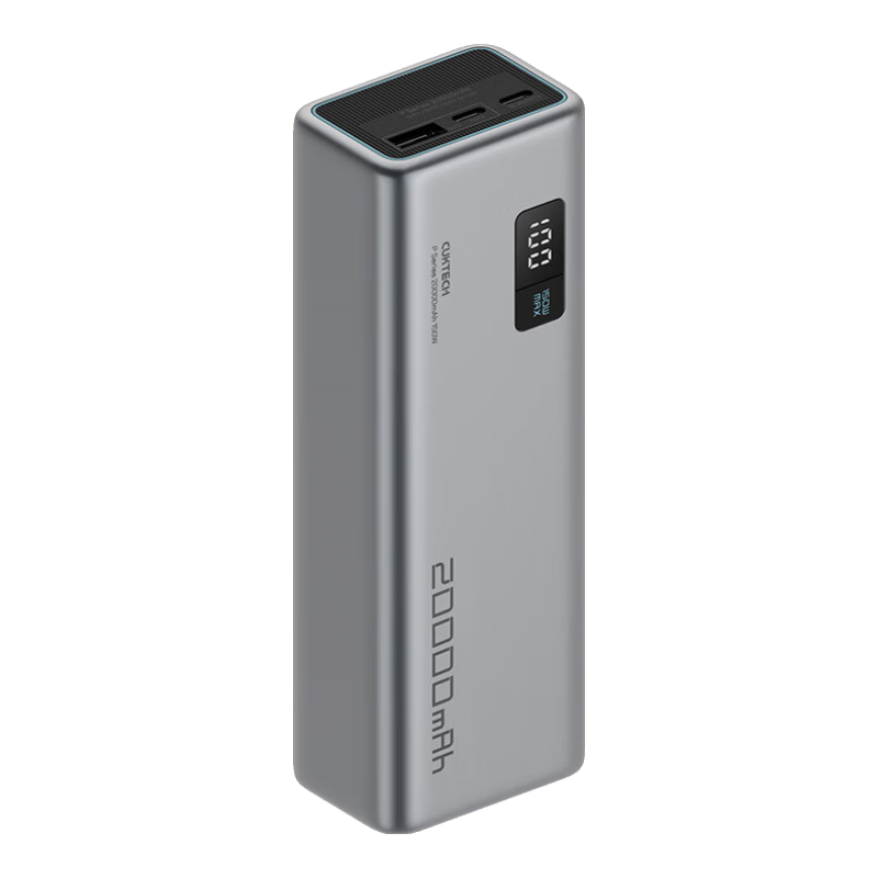 20点、PLUS：CukTech 酷态科 PB200P 15号电能柱 移动电源 20000mAh 1A2C 150W 236.72元包邮（需凑单）