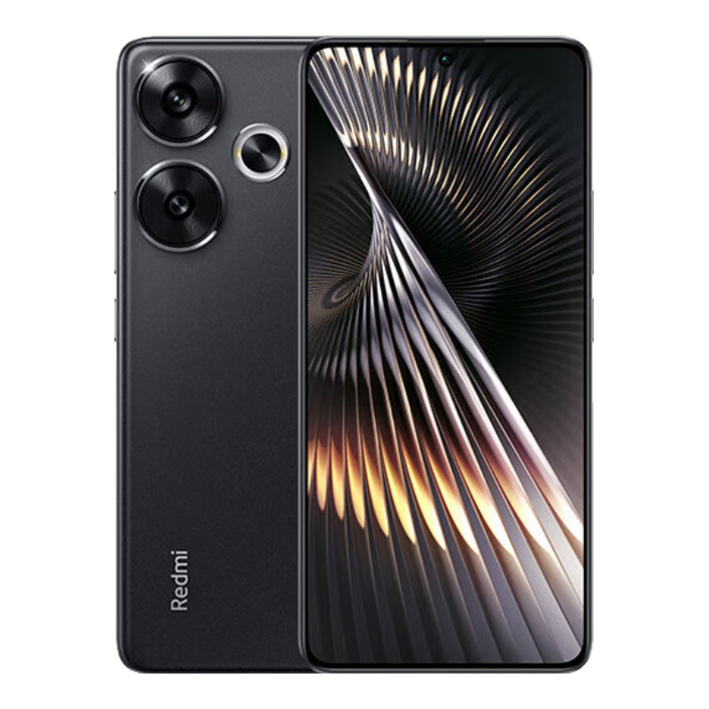 小米Redmi Turbo 3 第三代骁龙8s 小米澎湃OS 12+256 墨晶 红米5G手机 1521.26元（需领券）