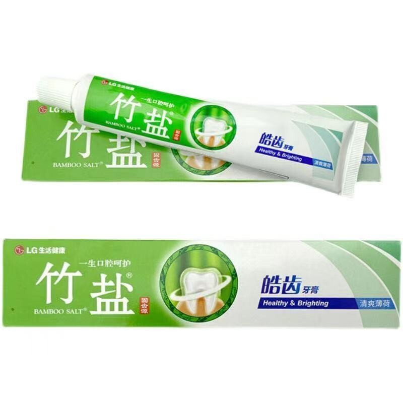 BAMBOO SALT 竹盐 固齿源皓齿牙膏 清爽薄荷 105g 3.5元