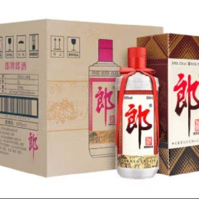 预售：郎酒 郎牌郎酒 酱香型白酒 53度 500ml*6瓶 整箱装 1320元（定金100元抵230元）