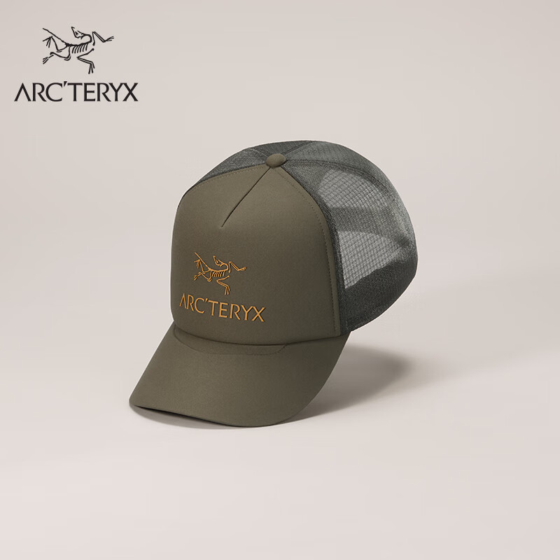 ARC'TERYX 始祖鸟 ARC’TERYX始祖鸟 BIRD WORD TRUCKER CURVED 休闲 男女同款 弯檐帽 复古绿/幽雾绿/育空黄 450元