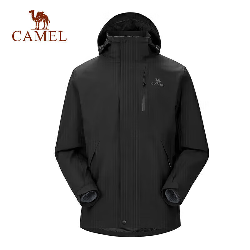 京东PLUS：CAMEL 骆驼 男子三合一冲锋衣 AD12263514 券后426.11元