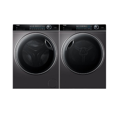 Haier 海尔 纤美系列 XQG100-BD14176LU1+HBNS100-FQ176U1 热泵式洗烘套装 券后5038.81元