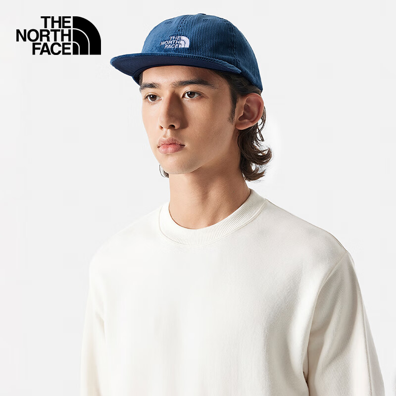 THE NORTH FACE 北面 运动帽款户外舒适透气防护7WJQ 蓝色/HDC 帽围57.15cm 138元