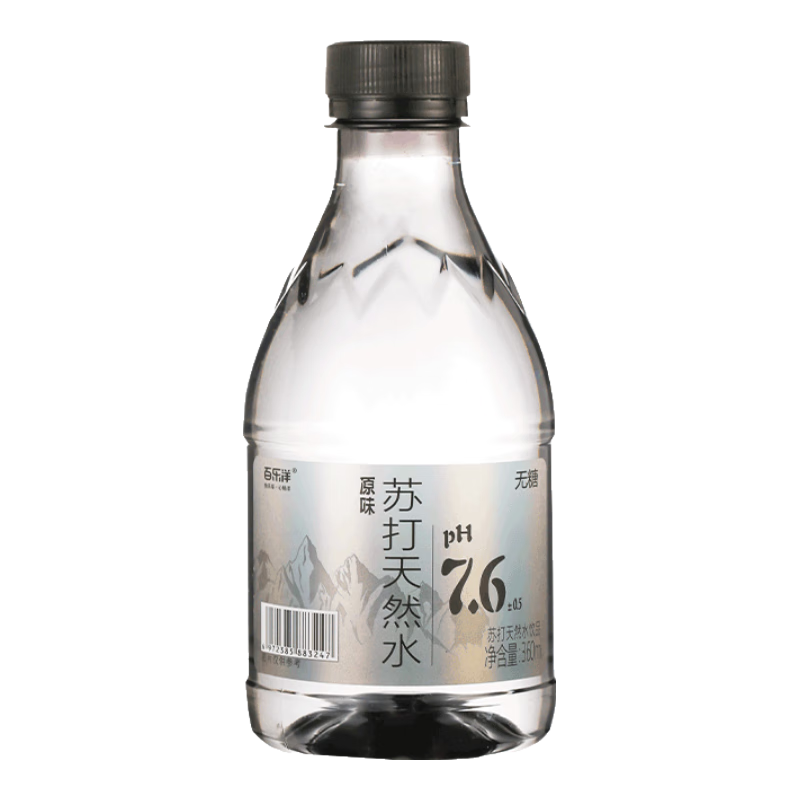 概率券:【臻享天然】苏打水饮料0糖0脂0卡 原滋原味 360ml*1瓶 0.5元