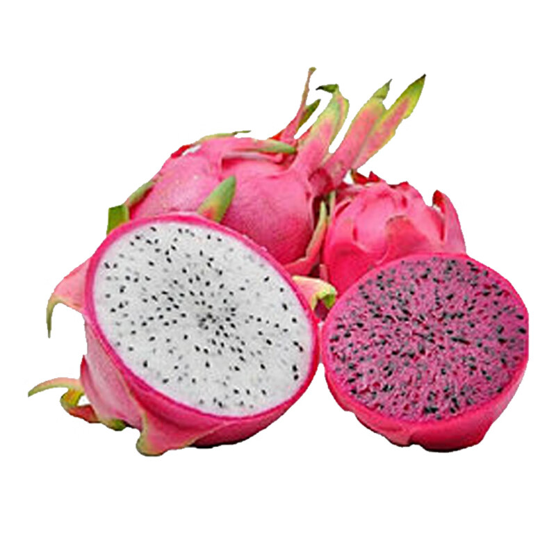 PLUS会员：京鲜生 火龙果双彩组合 红心+白心 4粒装(单果400g) 19.9元免邮(需领券)