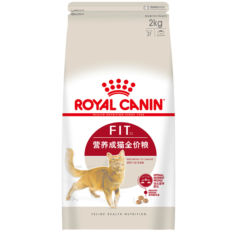 ROYAL CANIN 皇家 F32成猫猫粮 2kg 69.18元包邮（需领券）