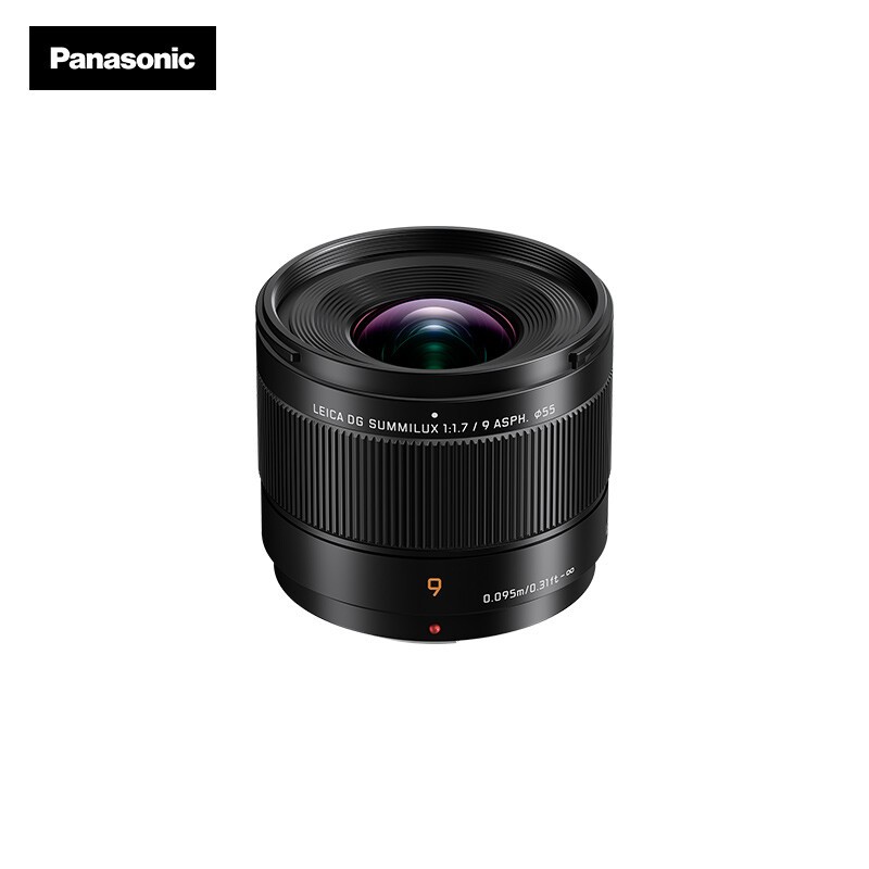 Panasonic 松下 9mm F1.7 微单相机超广角定焦镜头 M43卡口 2898元